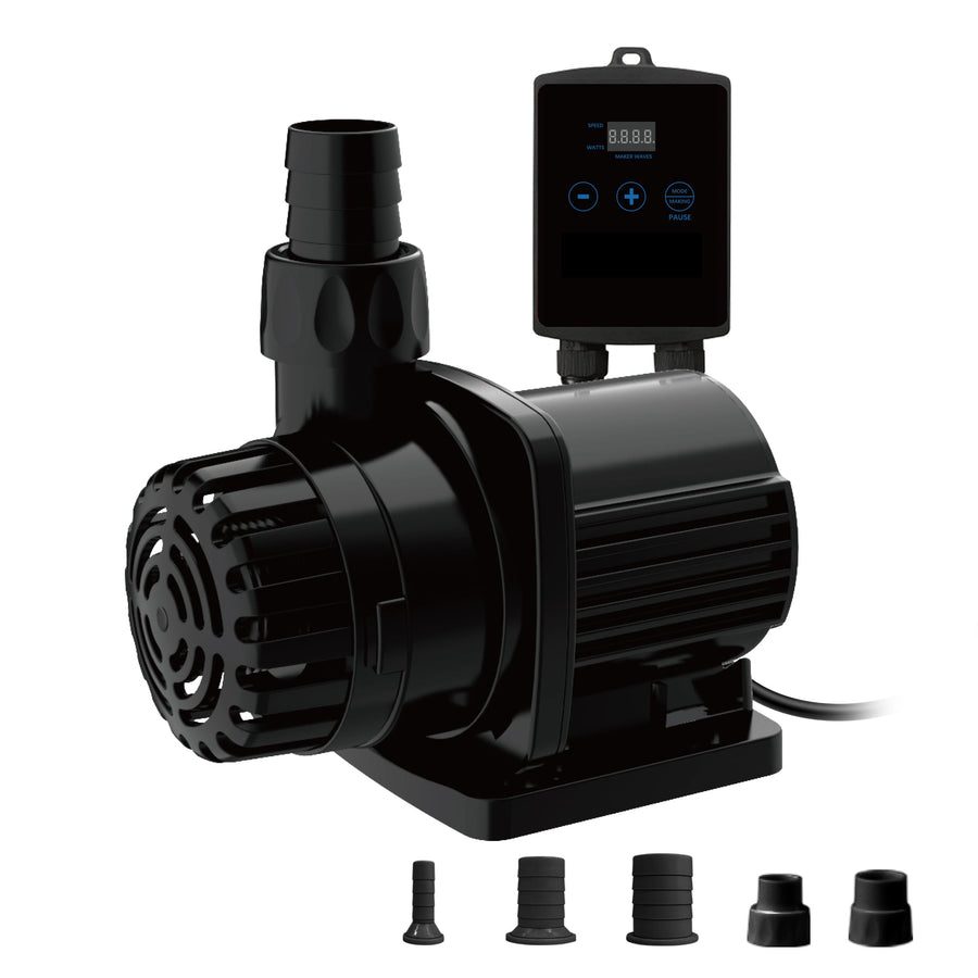 660 GPH External & Submersible Pond Pump 30W Variable Frequency with External Controller