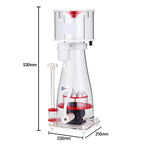 Protein Skimmer 100-210 Gal Ocean Coral Reef Fish Saltwater Aquarium Pump