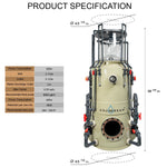 STP-750 Protein Skimmer with Ozone-Enhanced Sterilization – High-Capacity Water Treatment for Ponds and Aquaculture