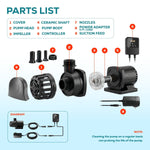 24V DC Eco Marine Aquarium Wave Water Pump 320 GPH