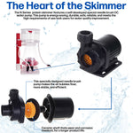 Protein Skimmer 200-500 Gal Ocean Coral Reef Fish Saltwater Aquarium Pump