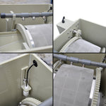 Pond Submerged Macro Drum Filter Filters Ponds Up To 8,383 Gallons At 9,415 Gallons Per Hour (GPH)