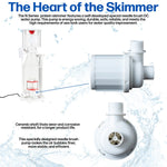 Protein Skimmer 35-150 Gal Ocean Coral Reef Fish Saltwater Aquarium Pump