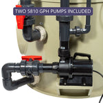 STP-750 Protein Skimmer with Ozone-Enhanced Sterilization – High-Capacity Water Treatment for Ponds and Aquaculture