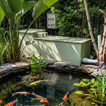 BTS-10 Automatic Drum Micro Filter Pond Filtration System | 2,690 GPH / 2,500-Gallon (10-Ton) Capacity | Self-Cleaning, UV Sterilizer & Biochemical Filter Media – Koi Pond & Aquaculture Water Filter