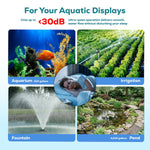 4230 GPH External & Submersible Pond Pump 160W Variable Frequency External Controller