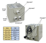 Pond Submerged Macro Drum Filter Filters Ponds Up To 4,800 Gallons At 5,300 Gallons Per Hour (GPH)