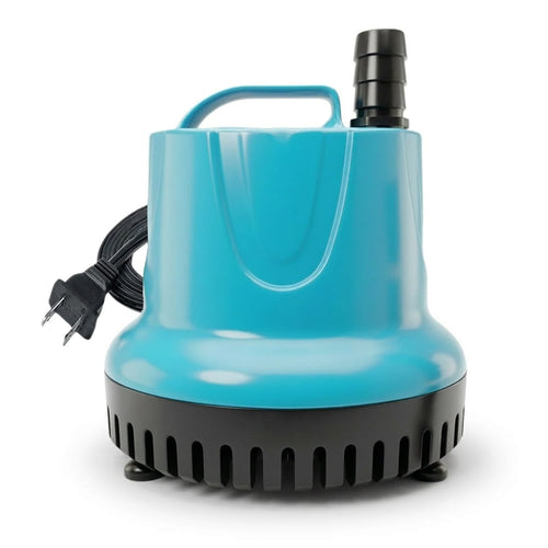 1452 GPH Bottom Suction Submersible Water Pump - 125W Energy Efficient, Low-Suction